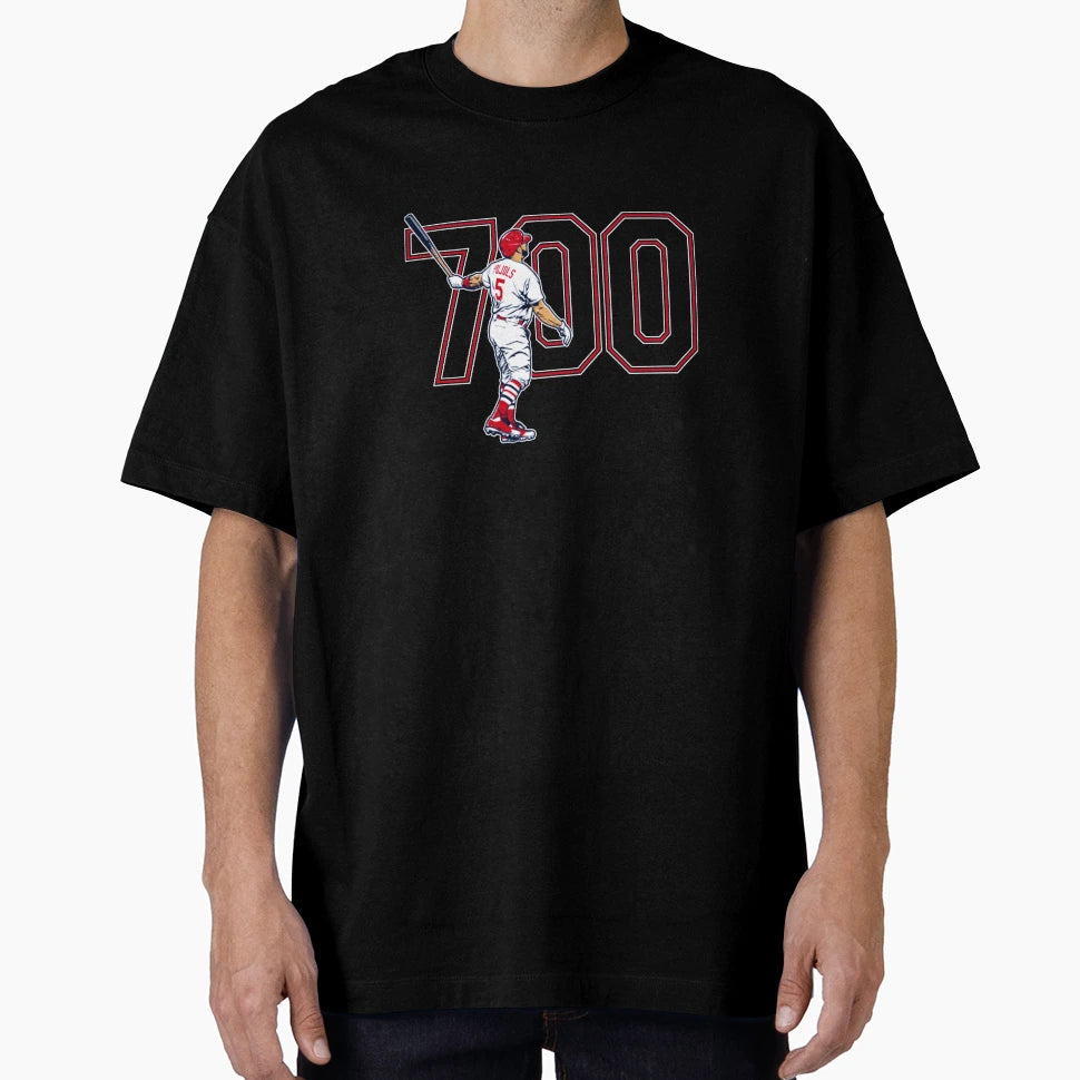 Albert Pujols Seven Hundred Home Run T-Shirt - Trendy Graphic Men Women - T-Shirt, Sweatshirt, Hoodie