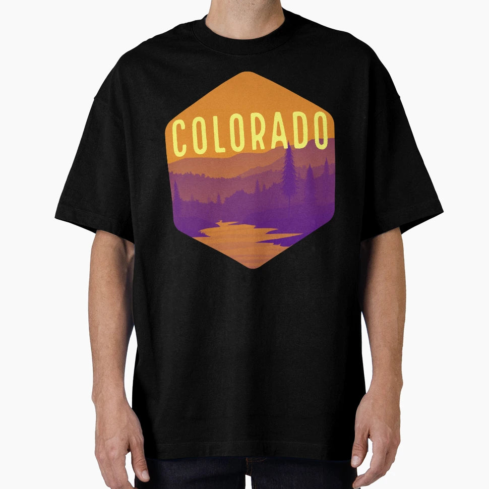 Colorado National Park Badge T-Shirt - Graphic Print for Adults - T-Shirt, Sweatshirt, Hoodie