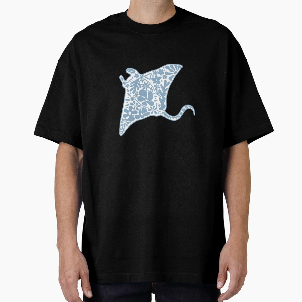 Tropical Stingray T-Shirt - Minimalist Print Unisex - T-Shirt, Sweatshirt, Hoodie
