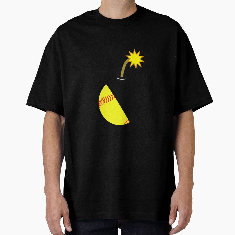 Softball Bomb T-Shirt - Custom Art Print Unisex - T-Shirt, Sweatshirt, Hoodie