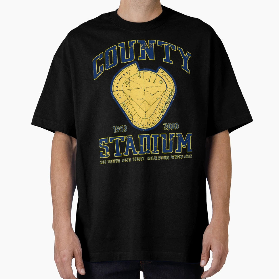 Milwaukee County Stadium T-Shirt - Streetwear Style Unisex - T-Shirt, Sweatshirt, Hoodie