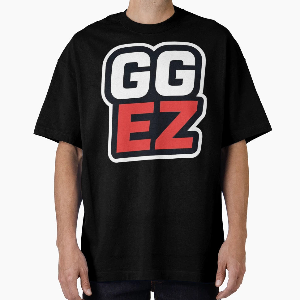 Gg Ez Viral Gamer Minimalist T-Shirt - Casual Everyday Wear Men Women - T-Shirt, Sweatshirt, Hoodie