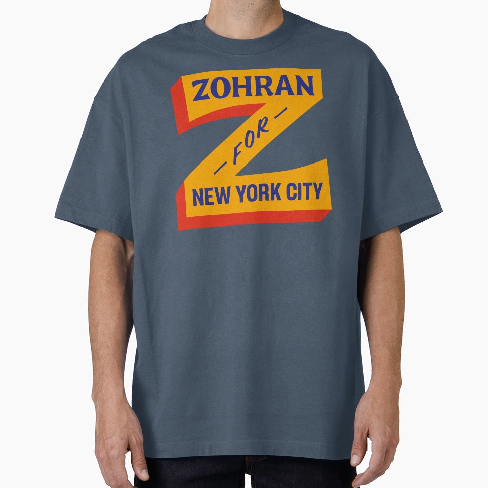 Vote Zohran New York City T-Shirt - Novelty Apparel for Adults - T-Shirt, Sweatshirt, Hoodie