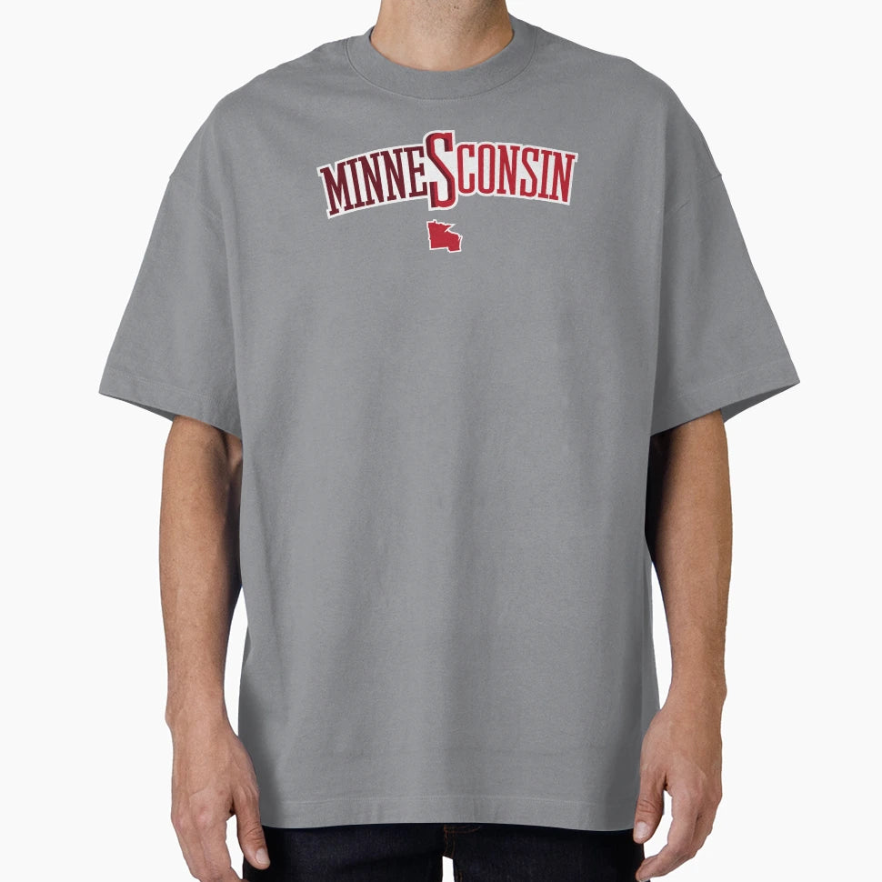 Minnesota Wisconsin Mashup T-Shirt - Fun Novelty Design Unisex - T-Shirt, Sweatshirt, Hoodie