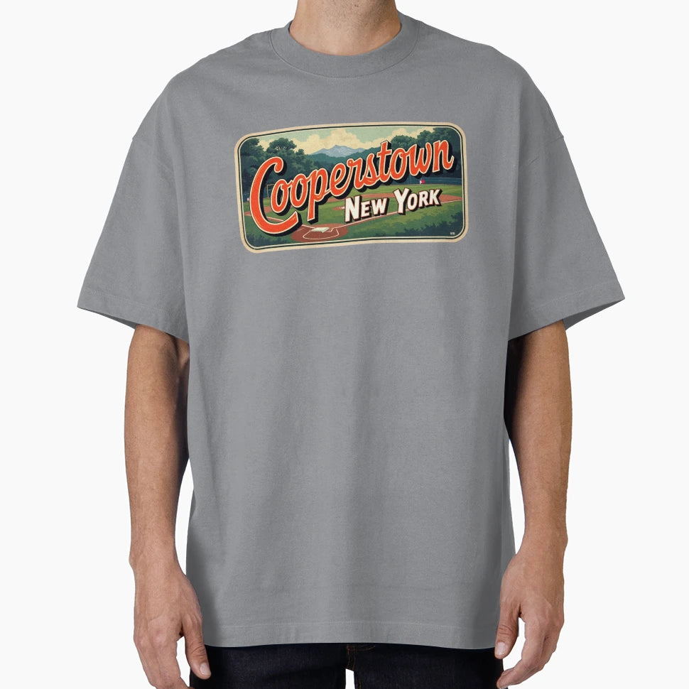 Cooperstown New York T-Shirt - Graphic Print Men Women - T-Shirt, Sweatshirt, Hoodie