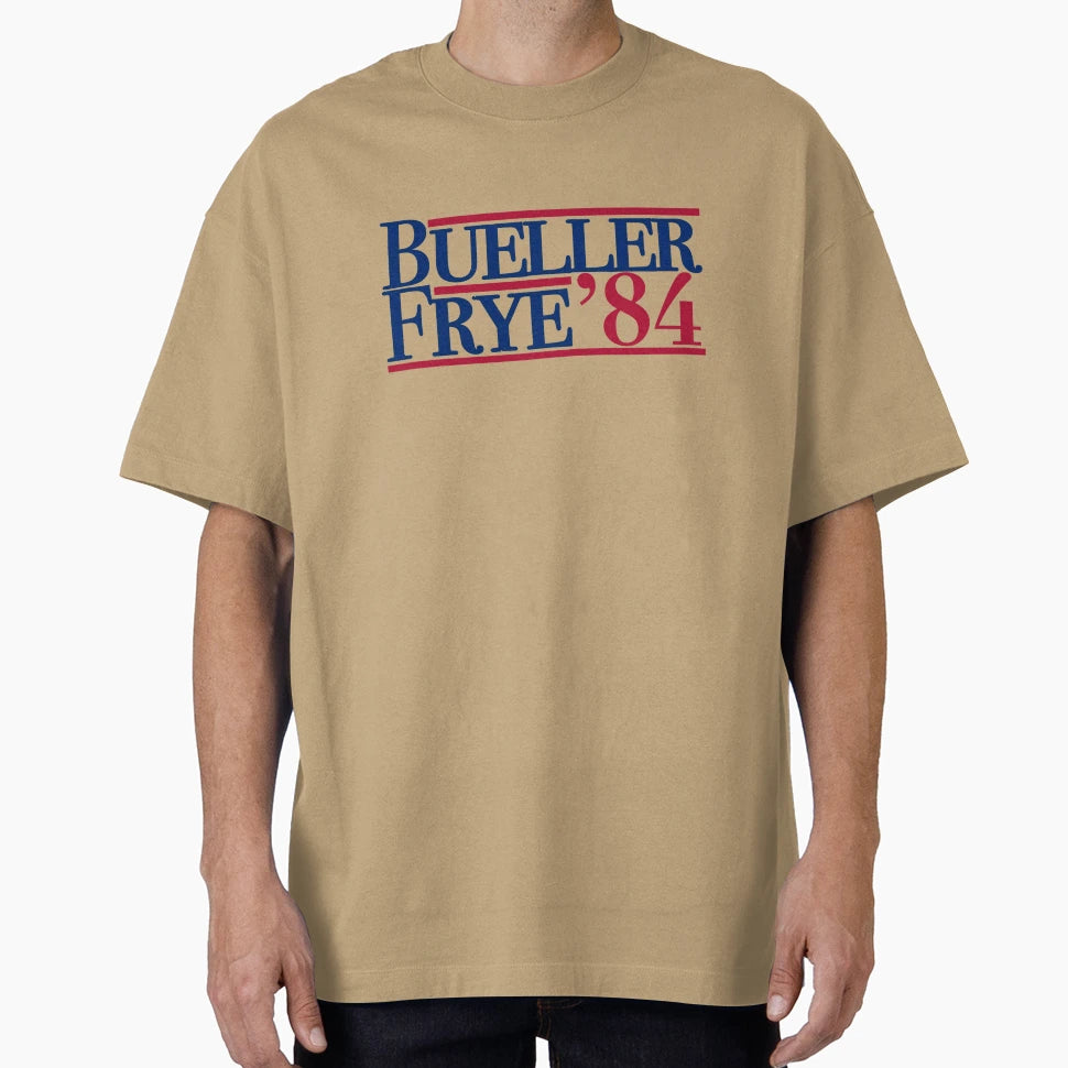 Bueller Frye 84 T-Shirt - Minimalist Print for Adults - T-Shirt, Sweatshirt, Hoodie
