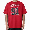 Dennis Rodman 91 Bulls T-Shirt - Streetwear Style for Adults - T-Shirt, Sweatshirt, Hoodie