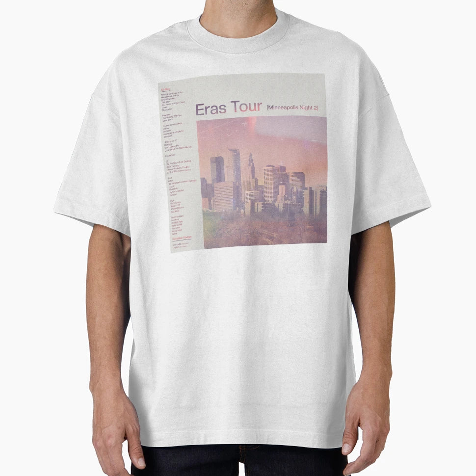 Eras Setlist Minneapolis Night 2 T-Shirt - Minimalist Print Men Women - T-Shirt, Sweatshirt, Hoodie