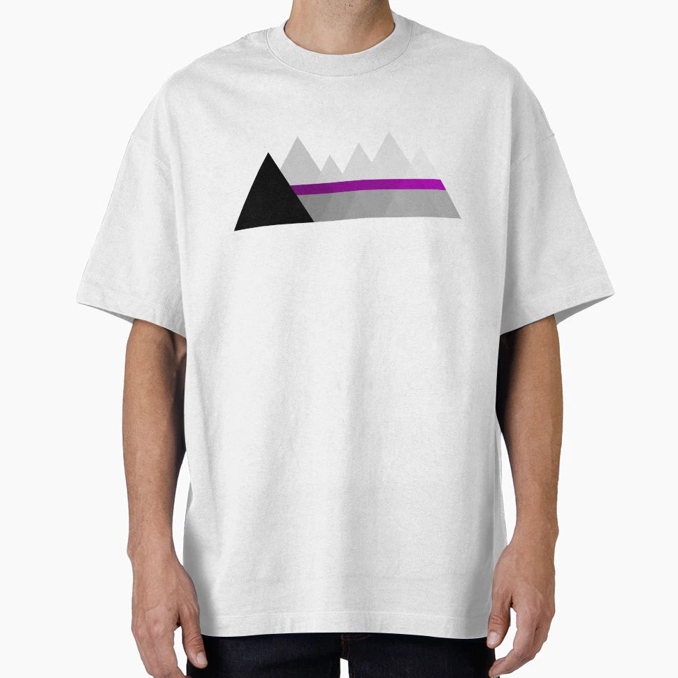 Demisexual Mountains Logo T-Shirt - Unique Graphic Unisex - T-Shirt, Sweatshirt, Hoodie