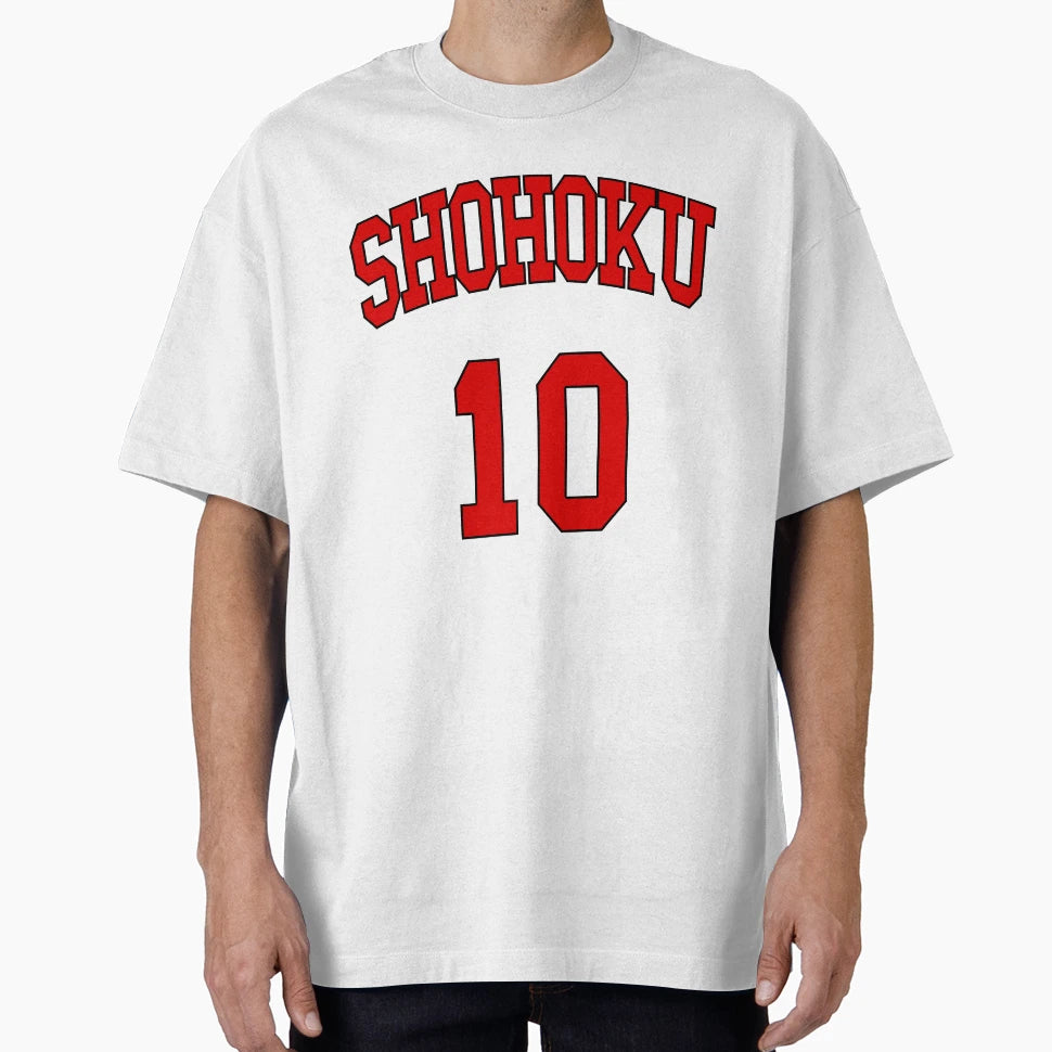 Shohoku White T-Shirt - Aesthetic Graphic for Adults - T-Shirt, Sweatshirt, Hoodie