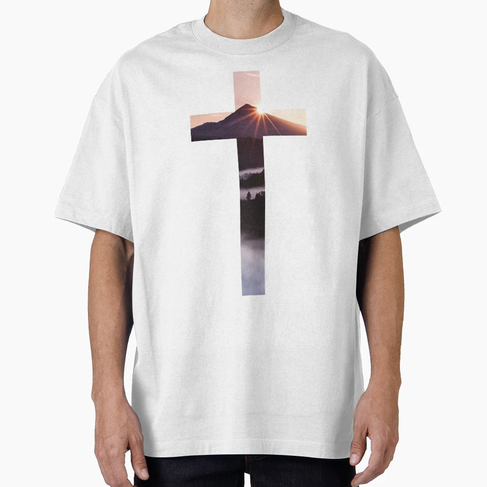 Christian Cross T-Shirt - Aesthetic Graphic for Adults - T-Shirt, Sweatshirt, Hoodie