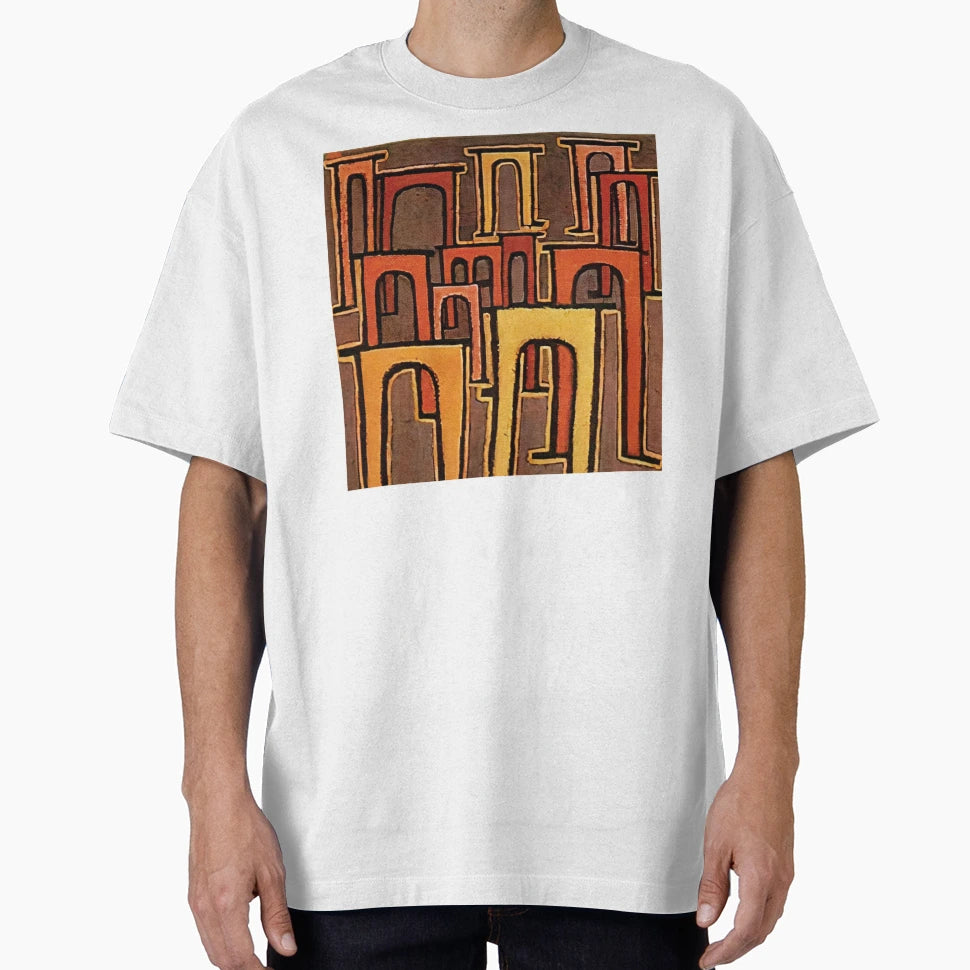Paul Klees Revolution Viaduct T-Shirt - Custom Art Print for Adults - T-Shirt, Sweatshirt, Hoodie