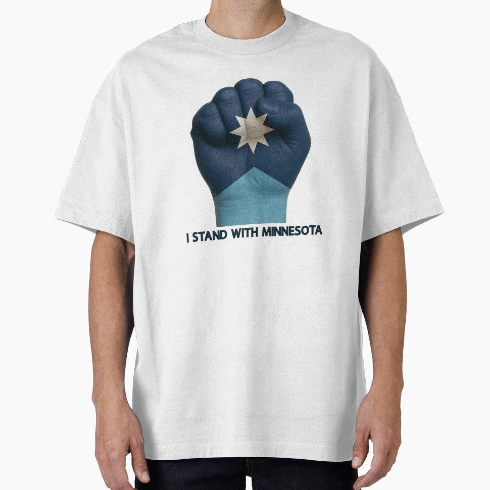 I Stand Minnesota T-Shirt - Fun Novelty Design Unisex - T-Shirt, Sweatshirt, Hoodie