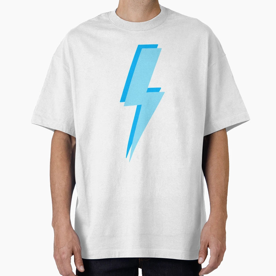 Preppy Blue Lightning Bold T-Shirt - Novelty Apparel for Adults - T-Shirt, Sweatshirt, Hoodie