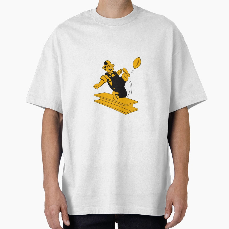 Old School Steeler T-Shirt - Minimalist Print Unisex - T-Shirt, Sweatshirt, Hoodie