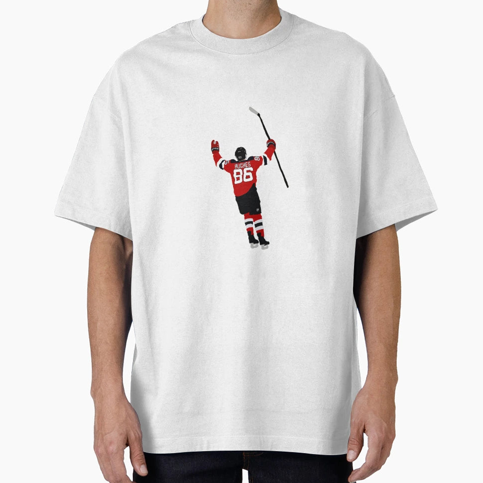 Jack Hughes T-Shirt - Unique Graphic for Adults - T-Shirt, Sweatshirt, Hoodie