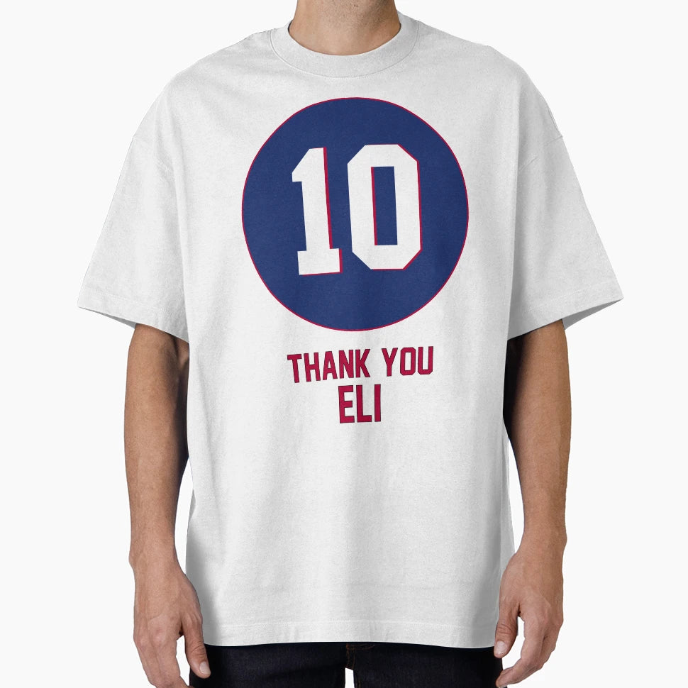 Eli Manning Thank You Eli New York T-Shirt - Streetwear Style Men Women - T-Shirt, Sweatshirt, Hoodie