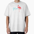 Miami Flamingo Blue South Florida T-Shirt - Aesthetic Graphic Men Women - T-Shirt, Sweatshirt, Hoodie