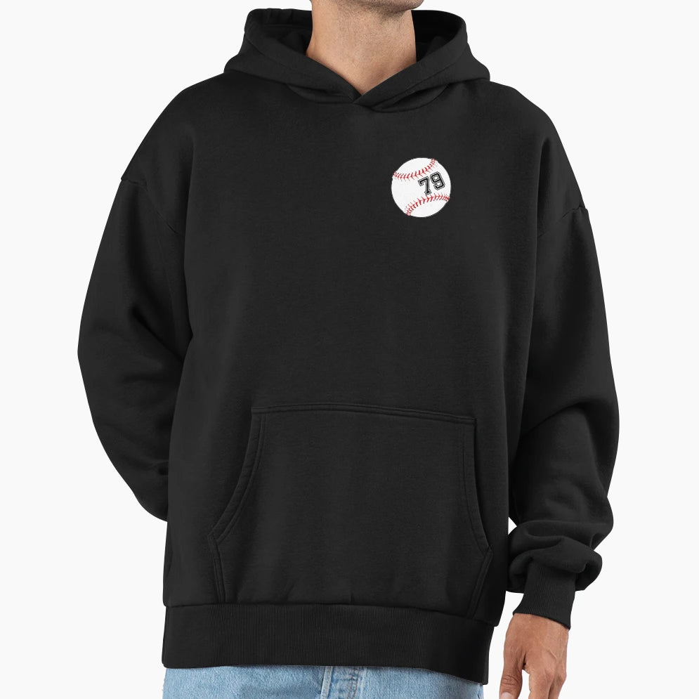 Baseball Player Jersey No 79 Back Number 79 Hoodie - Graphic Print Unisex - T-Shirt, Sweatshirt, Hoodie