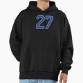 Number 27 Lucky Sports Jersey Twenty Hoodie - Novelty Apparel Men Women - T-Shirt, Sweatshirt, Hoodie