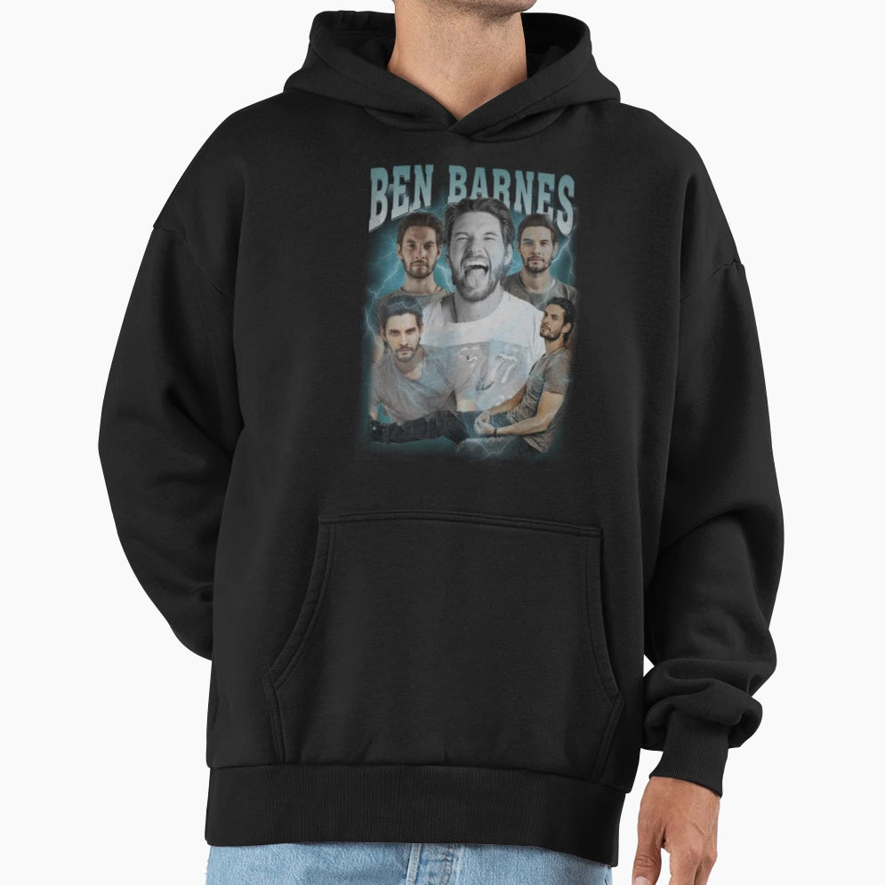 Ben Barnes Blue Green Hoodie - Custom Art Print Men Women - T-Shirt, Sweatshirt, Hoodie