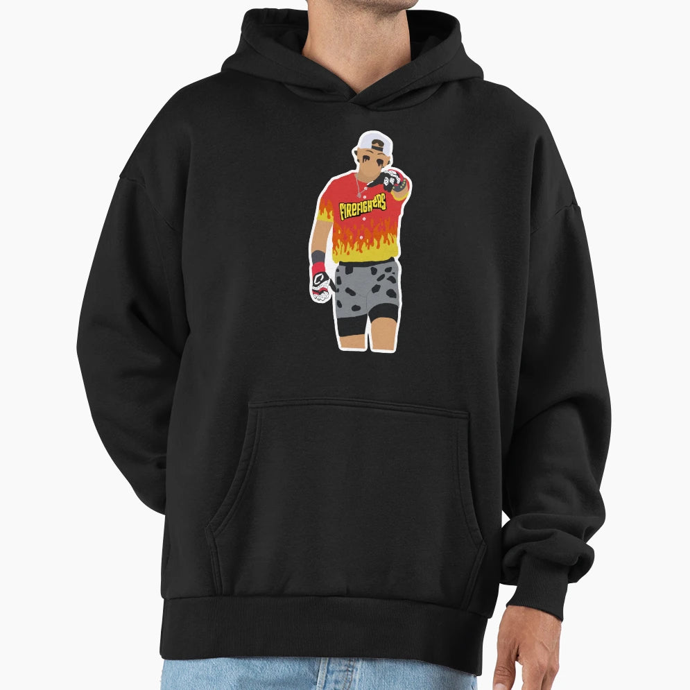 Tyner Tiny Hughes Walk Up Firefighters Hoodie - Graphic Print Men Women - T-Shirt, Sweatshirt, Hoodie