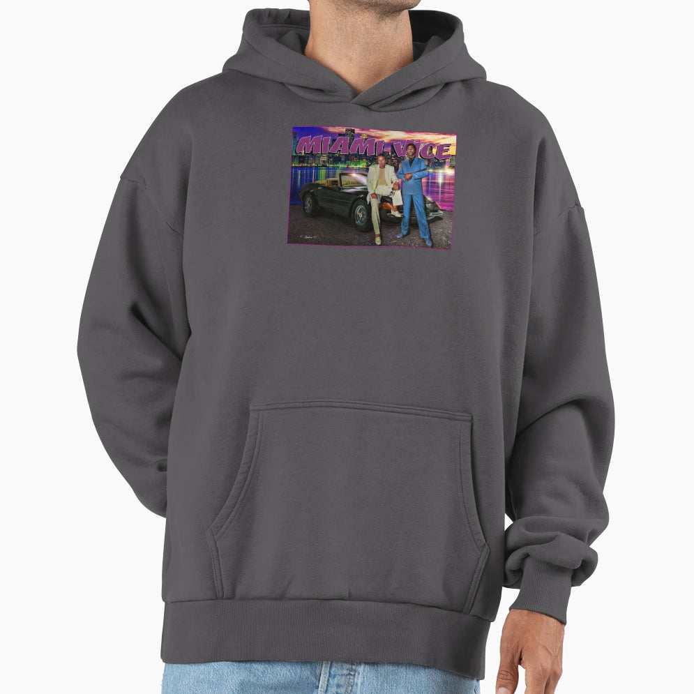 Miami Vice Hoodie - Unique Graphic Unisex - T-Shirt, Sweatshirt, Hoodie