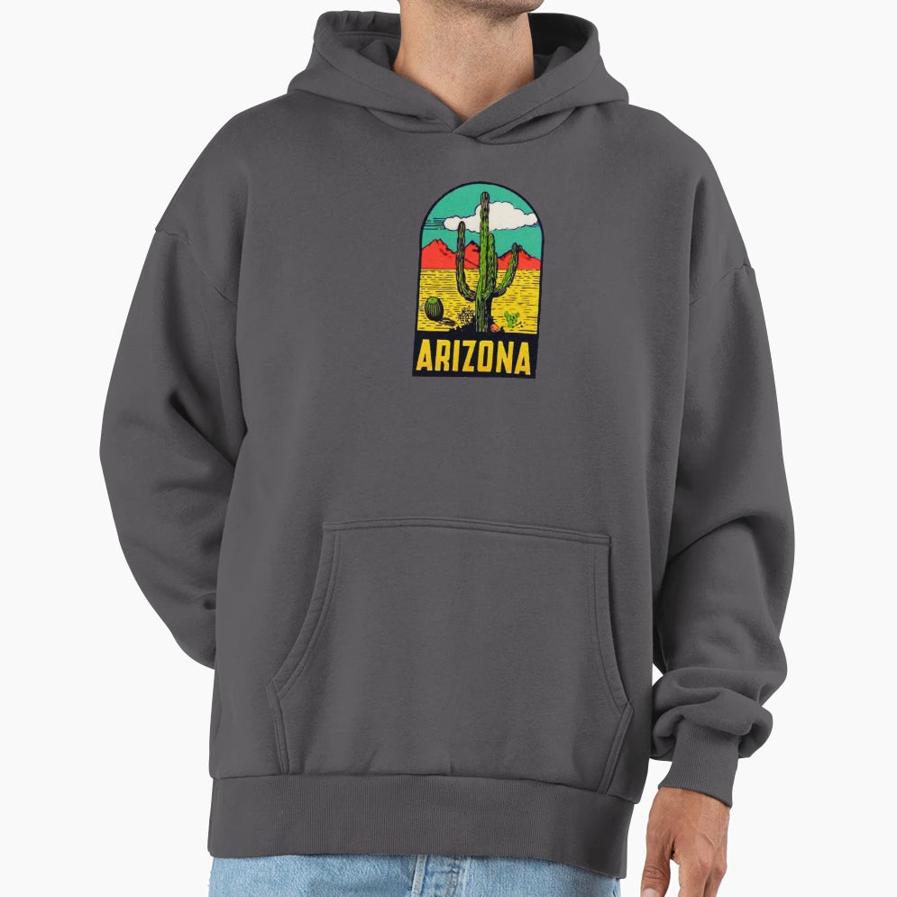 Arizona Az State Travel Decal Hoodie - Casual Everyday Wear for Adults - T-Shirt, Sweatshirt, Hoodie