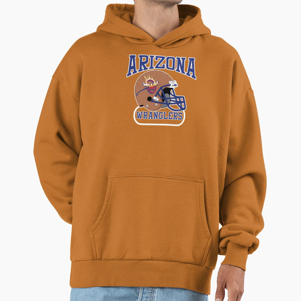 Arizona Wranglers Helmet Hoodie - Trendy Graphic for Adults - T-Shirt, Sweatshirt, Hoodie