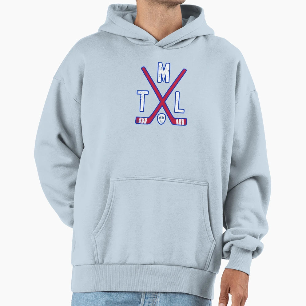 Montreal Hockey Sticks And T-Shirt - Minimalist Print Men Women - T-Shirt, Sweatshirt, Hoodie