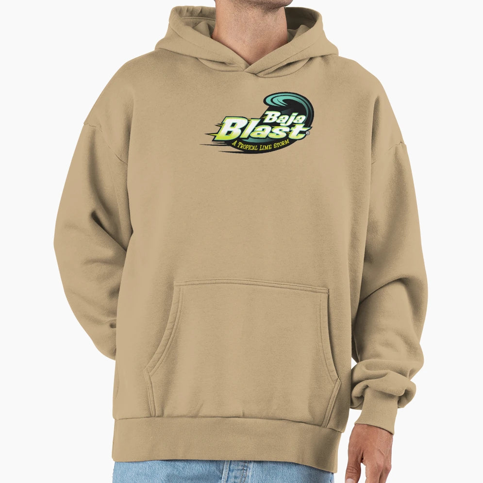 Baja Blast Plain Logo Hoodie - Novelty Apparel Unisex - T-Shirt, Sweatshirt, Hoodie