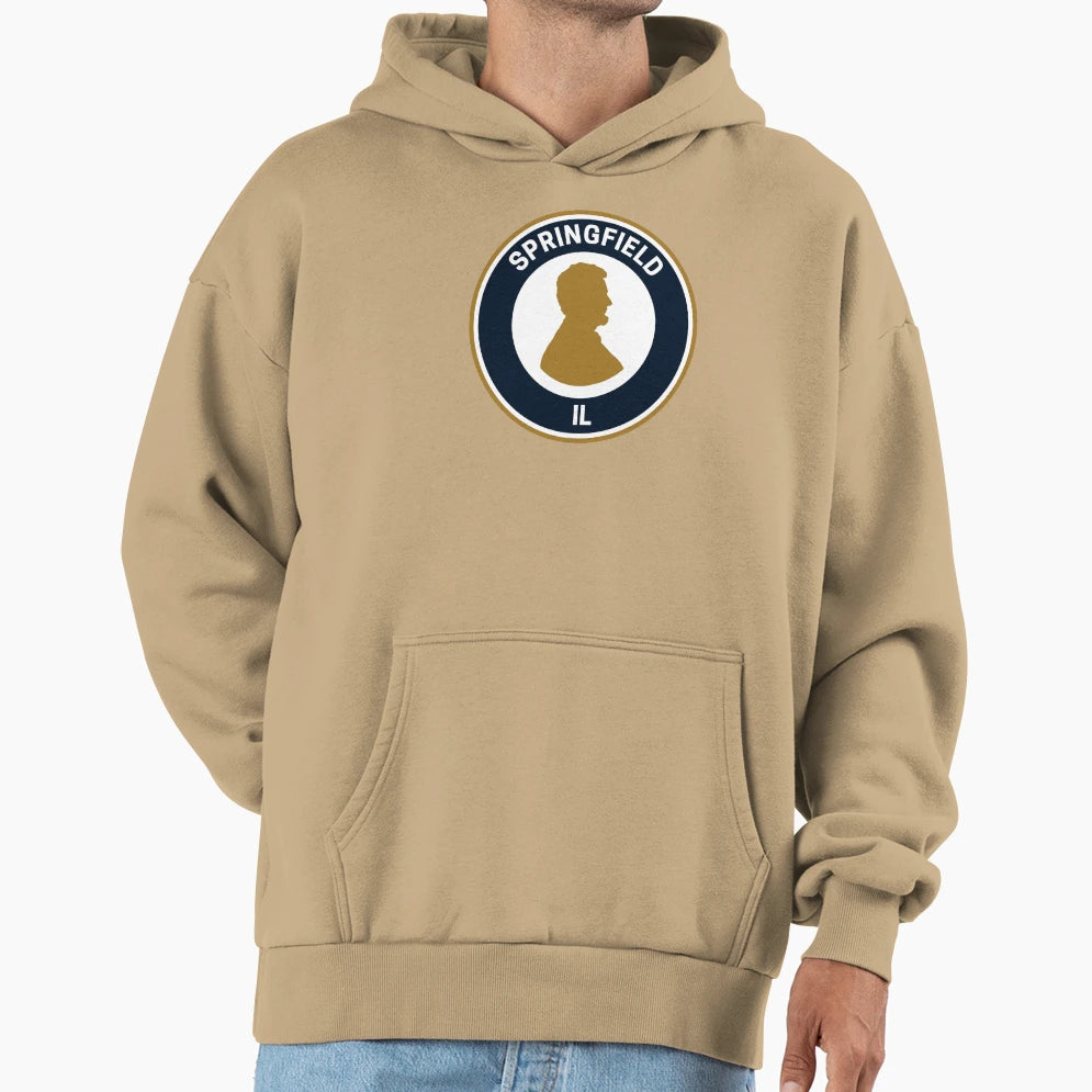 Springfield Illinois Hoodie - Unique Graphic for Adults - T-Shirt, Sweatshirt, Hoodie