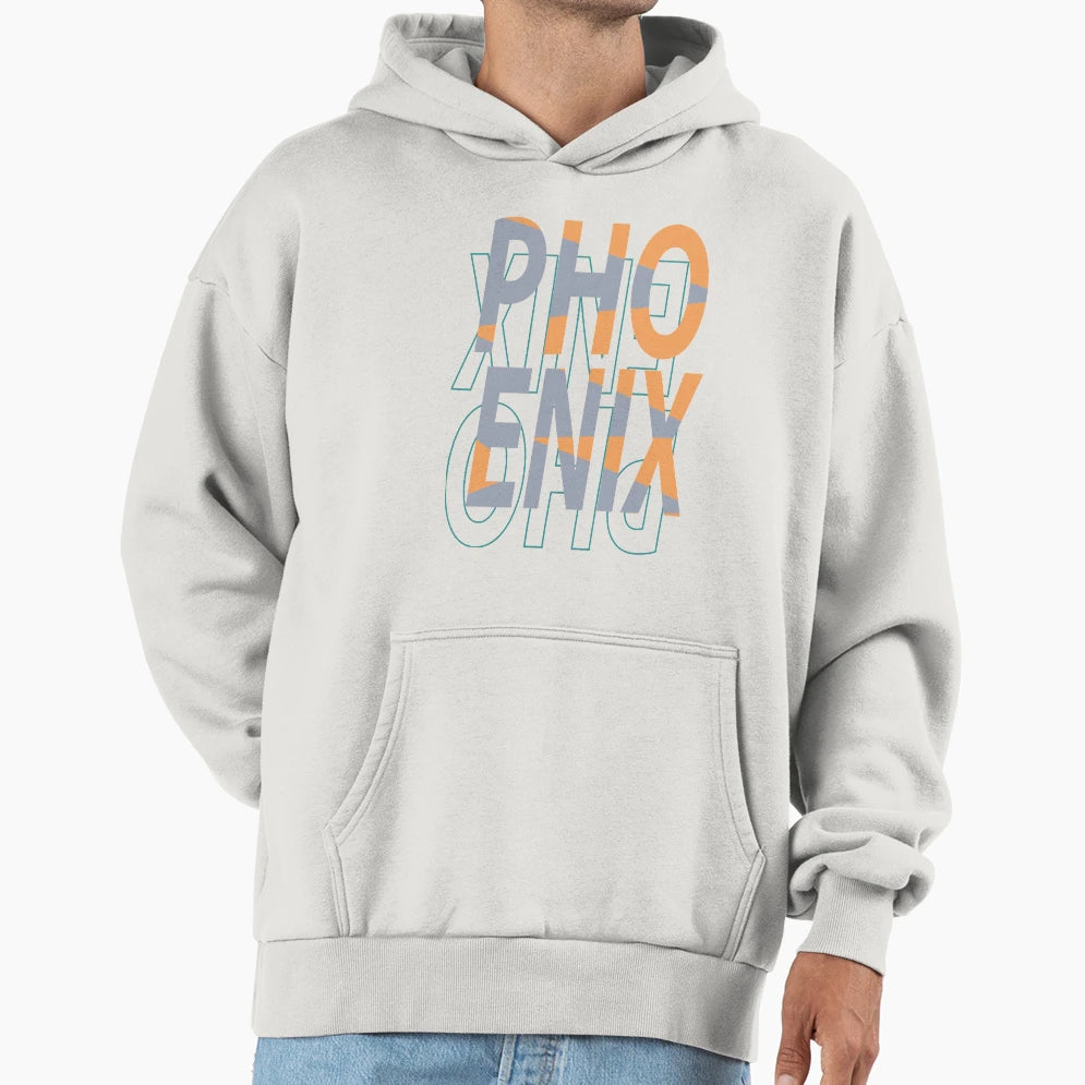 Phoenix Typography Hoodie - Casual Everyday Wear Men Women - T-Shirt, Sweatshirt, Hoodie