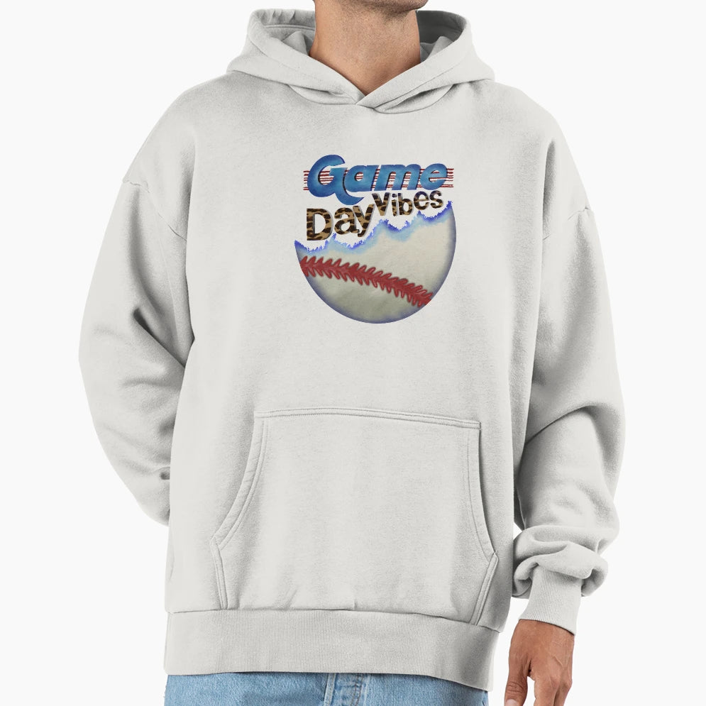 Game Day Baseball Hoodie - Novelty Apparel Unisex - T-Shirt, Sweatshirt, Hoodie