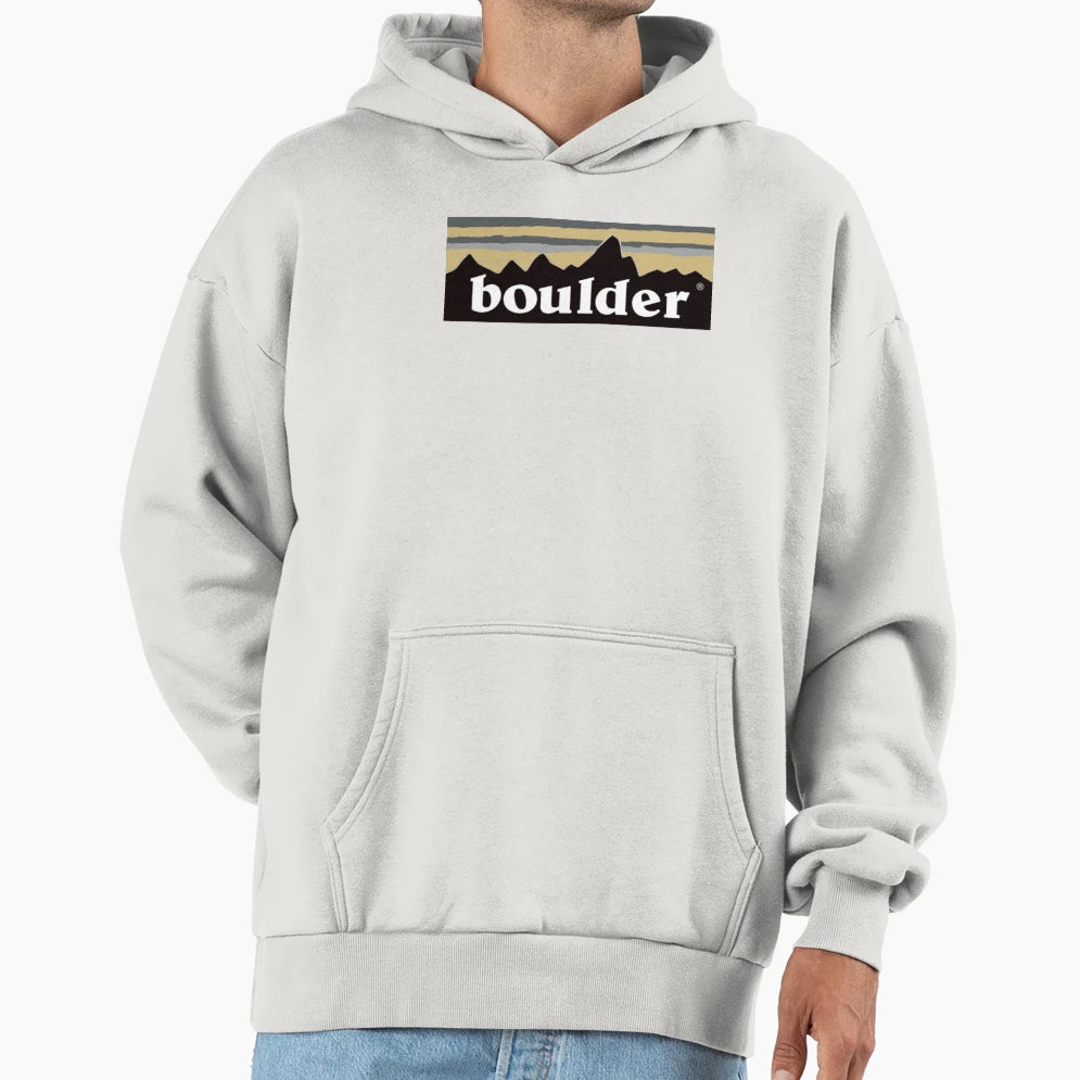 Boulder Hoodie - Fun Novelty Design Men Women - T-Shirt, Sweatshirt, Hoodie
