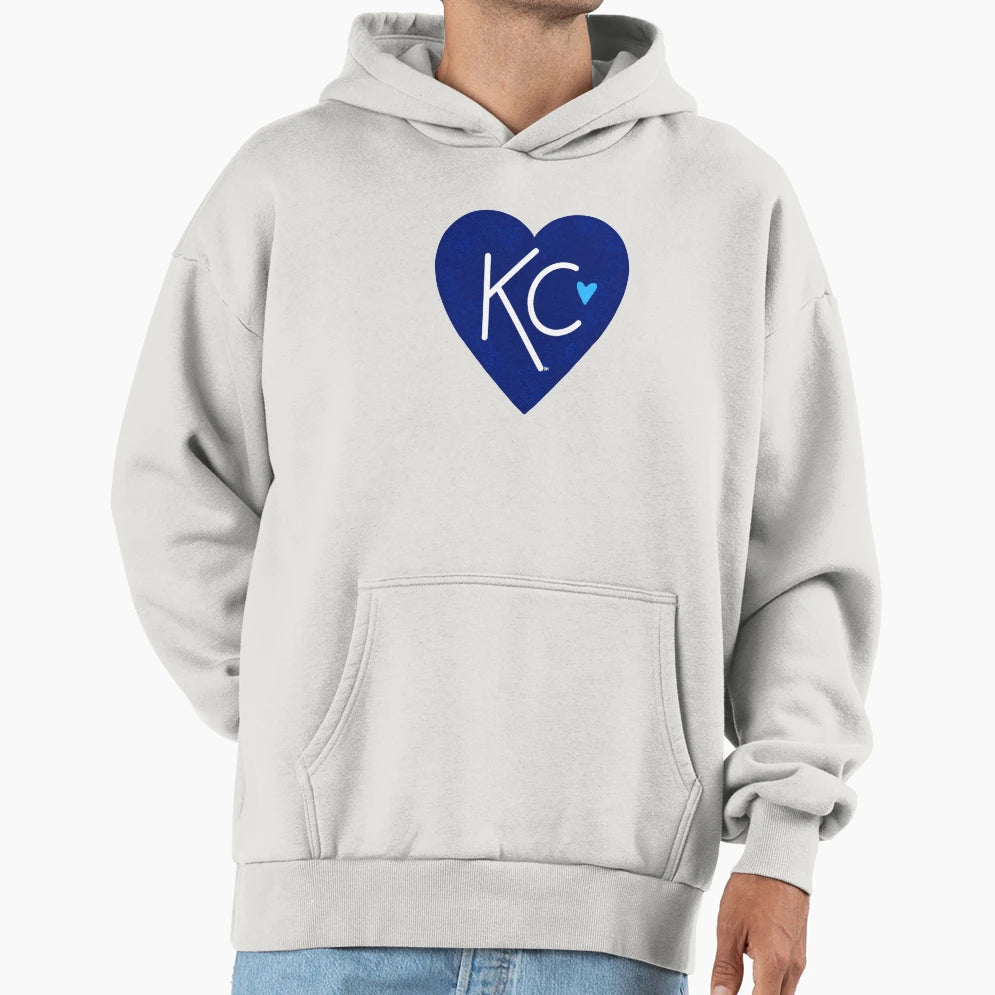 Kc Love Navy Blue Hoodie - Unique Graphic Unisex - T-Shirt, Sweatshirt, Hoodie