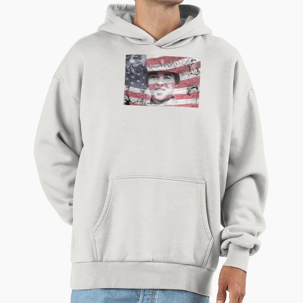 Audie Murphy Wwii Hoodie - Novelty Apparel Men Women - T-Shirt, Sweatshirt, Hoodie