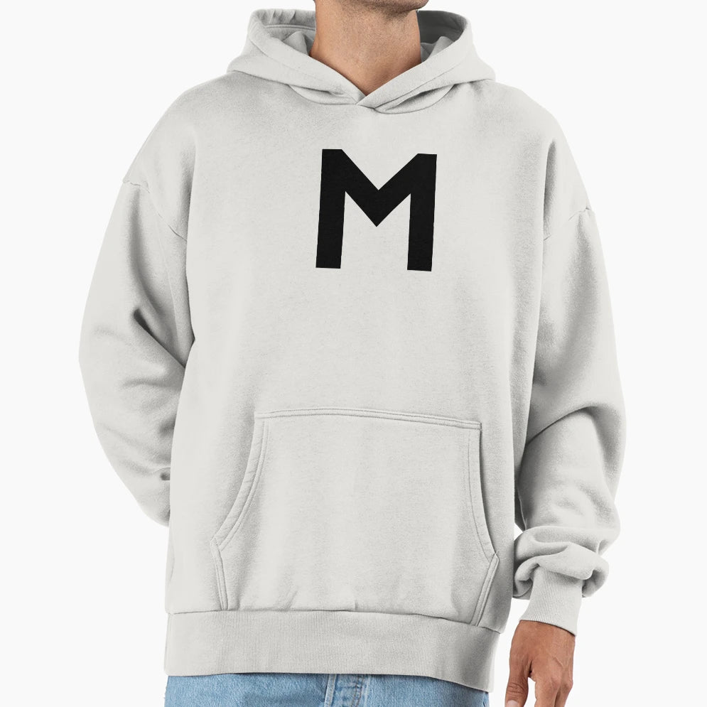 M Capital Letter Letter M Uppercase Hoodie - Streetwear Style Unisex - T-Shirt, Sweatshirt, Hoodie