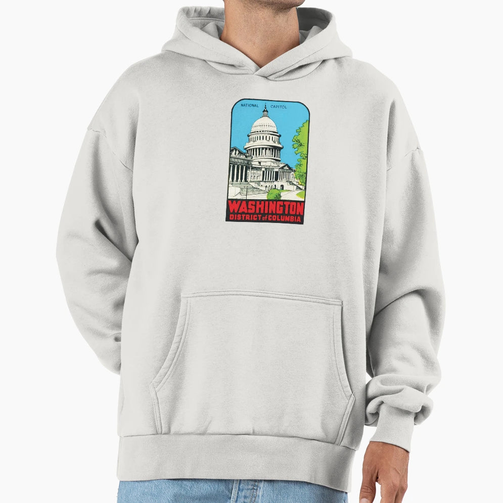 National Capitol Washinton District Hoodie - Streetwear Style Unisex - T-Shirt, Sweatshirt, Hoodie