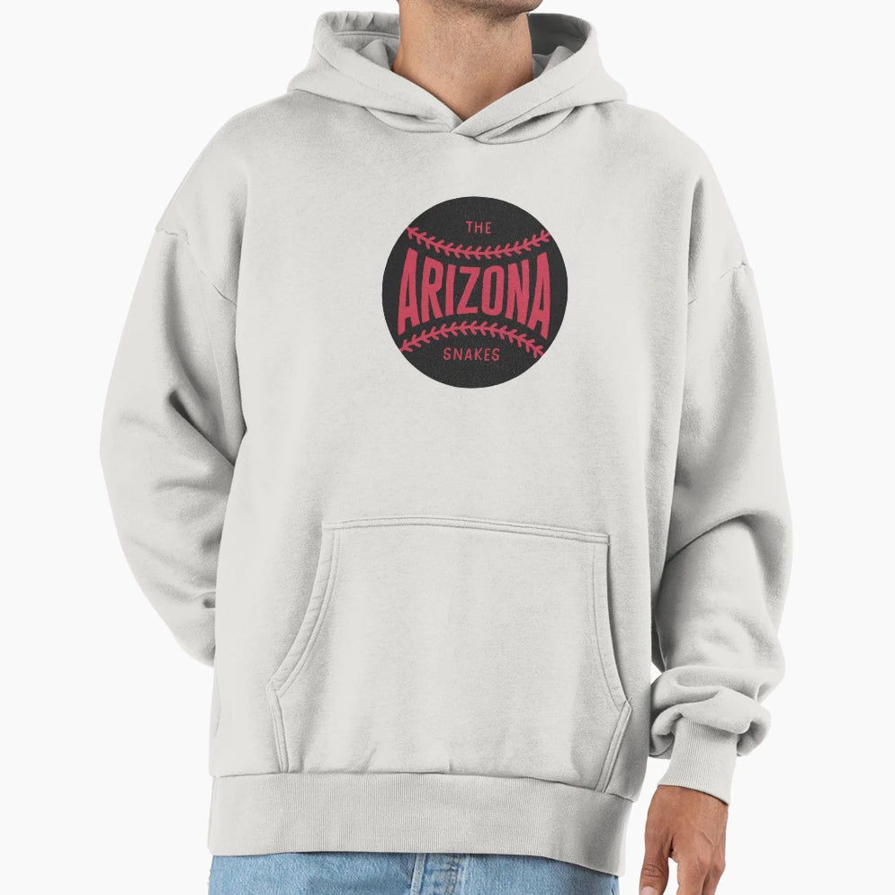 Arizona Baseball Ball Stitching Nickname Hoodie - Trendy Graphic Men Women - T-Shirt, Sweatshirt, Hoodie
