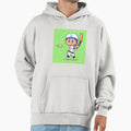 Play Ball Playing Baseball Cartoon Hoodie - Aesthetic Graphic Men Women - T-Shirt, Sweatshirt, Hoodie