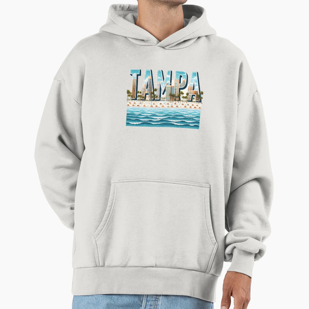 Tampa Florida Tampa Florida Tampa Beach Hoodie - Unique Graphic Men Women - T-Shirt, Sweatshirt, Hoodie