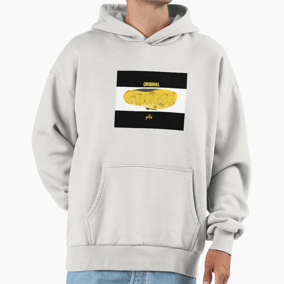 Cheese Hoodie - Fun Novelty Design for Adults - T-Shirt, Sweatshirt, Hoodie