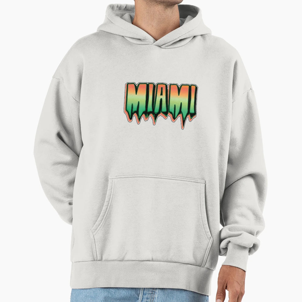 Miami Hoodie - Unique Graphic for Adults - T-Shirt, Sweatshirt, Hoodie