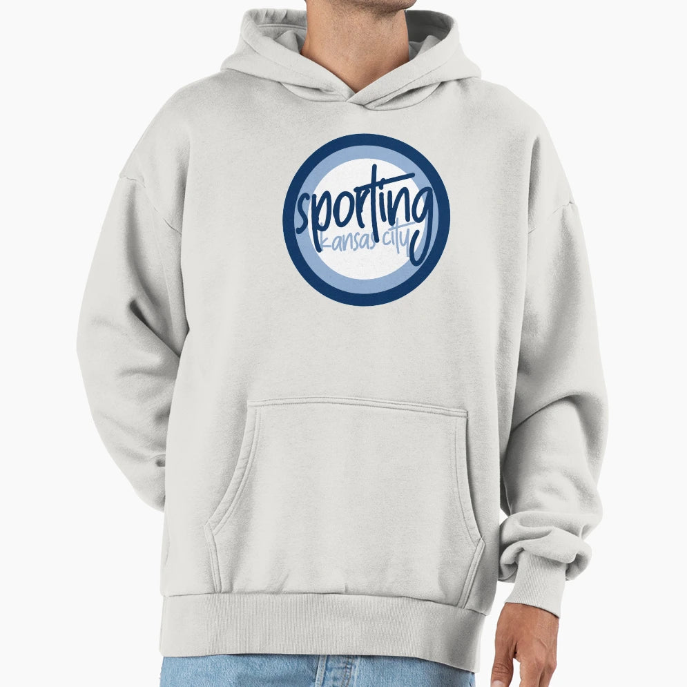 Sporting Kansas City Circle Hoodie - Custom Art Print Unisex - T-Shirt, Sweatshirt, Hoodie