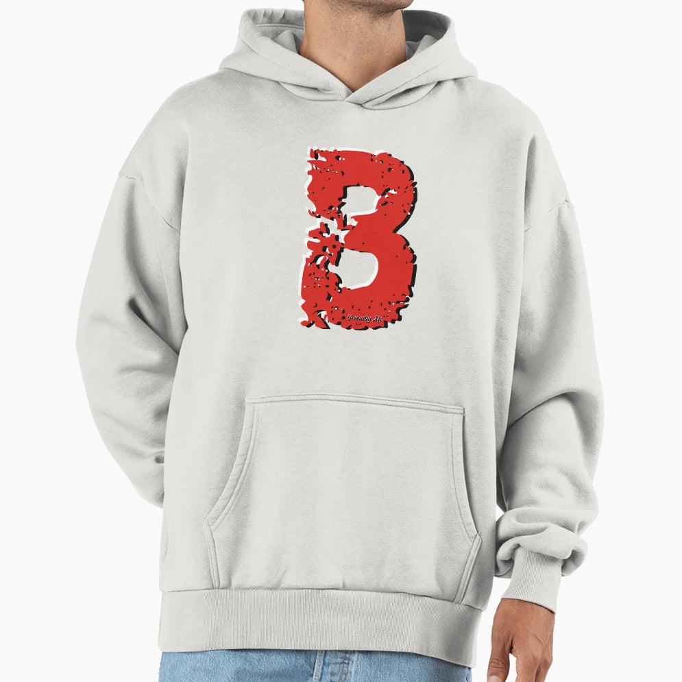 Initials B Hoodie - Novelty Apparel for Adults - T-Shirt, Sweatshirt, Hoodie