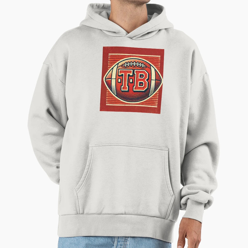 Tampa Bay Football Emblem Hoodie - Streetwear Style Unisex - T-Shirt, Sweatshirt, Hoodie