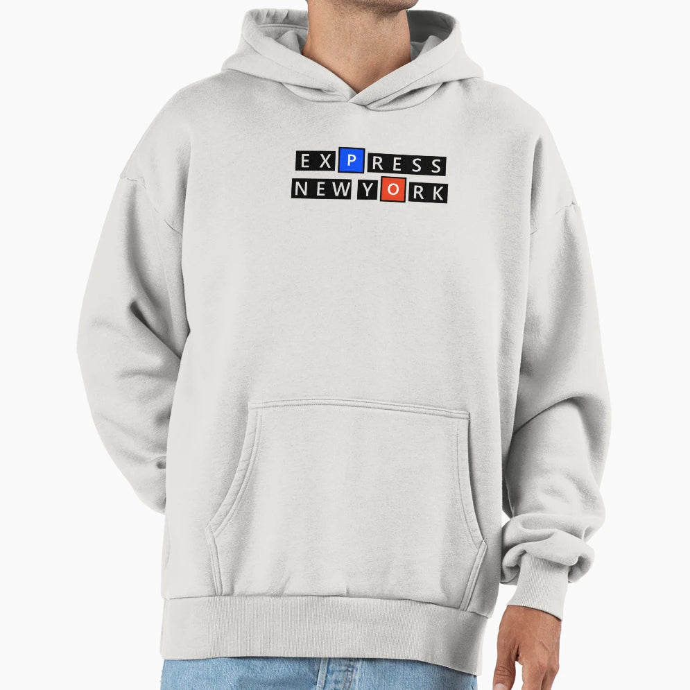 Express New York Hoodie - Trendy Graphic Unisex - T-Shirt, Sweatshirt, Hoodie