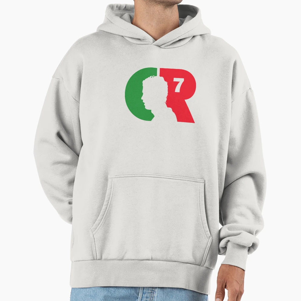 Cr7 Logo Portugal Hoodie - Aesthetic Graphic Men Women - T-Shirt, Sweatshirt, Hoodie