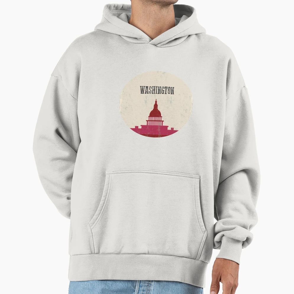 Washington Hoodie - Unique Graphic Men Women - T-Shirt, Sweatshirt, Hoodie